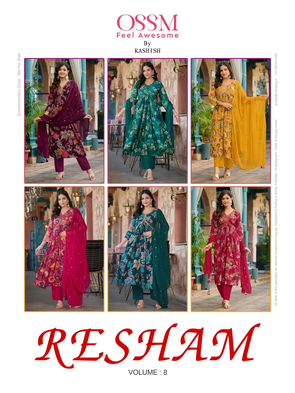 Ossm Resham Vol 08 Premium Chanderi Modal Wholesale Designer Readymade Salwar Suit Catalog — Wholesale Salwar Suits, MPA wholesale from Surat — view 7