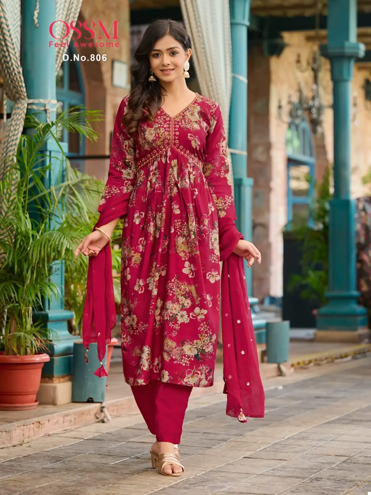 Ossm Resham Vol 08 Premium Chanderi Modal Wholesale Designer Readymade Salwar Suit Catalog — Wholesale Salwar Suits, MPA wholesale from Surat - Gallery Image 6