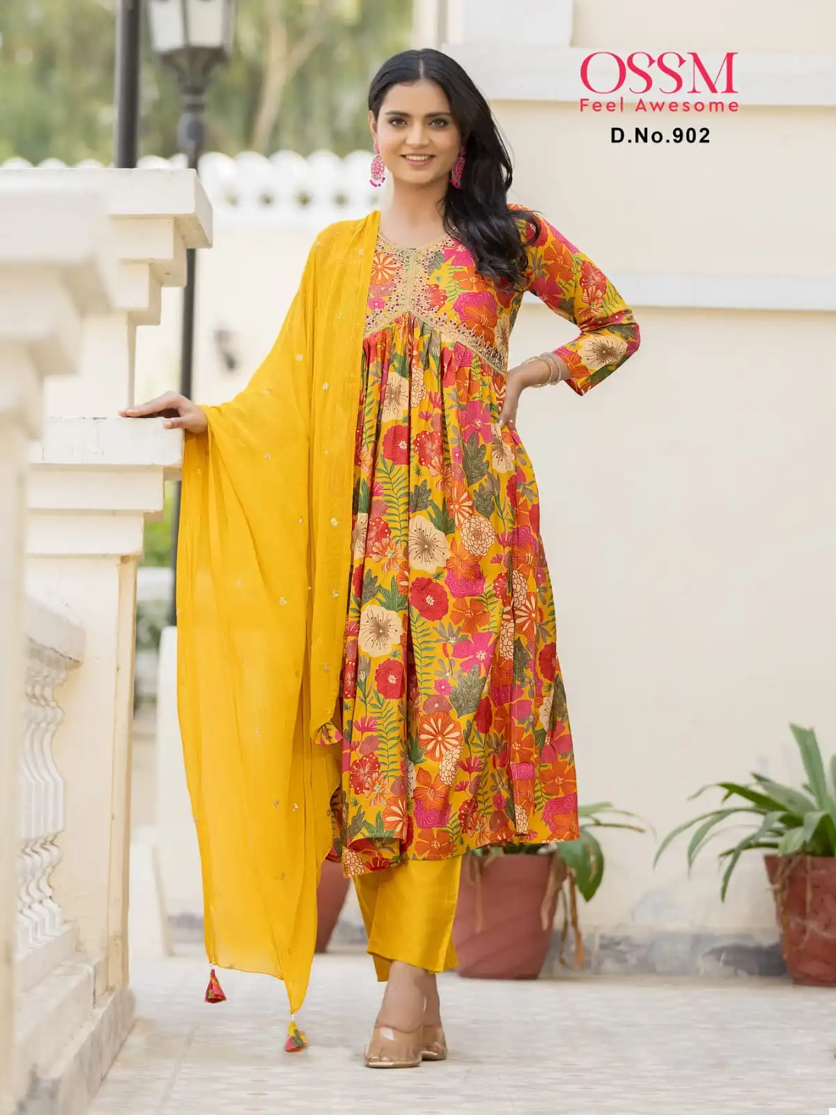 Ossm Resham Vol 09 Premium Chanderi Wholesale Readymade Salwar Suit Catalog — Wholesale Salwar Suits, MPA wholesale from Surat - Gallery Image 2