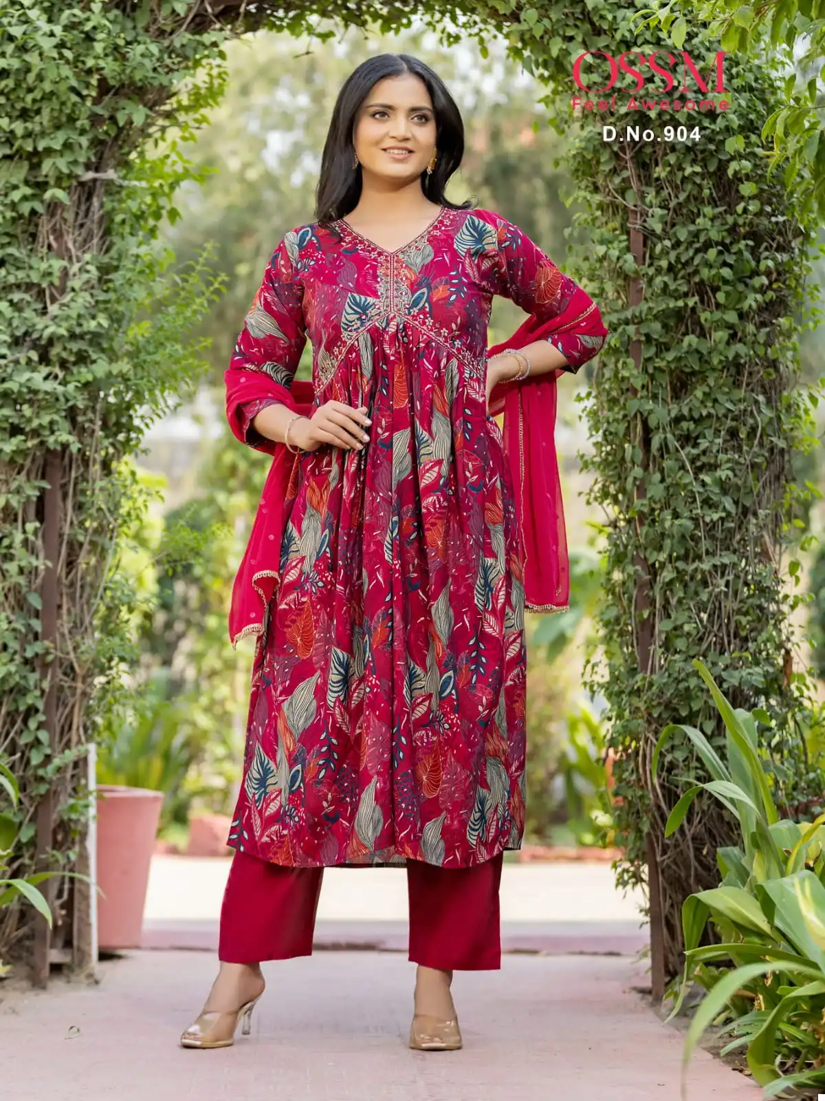 Ossm Resham Vol 09 Premium Chanderi Wholesale Readymade Salwar Suit Catalog — Wholesale Salwar Suits, MPA wholesale from Surat - Gallery Image 6