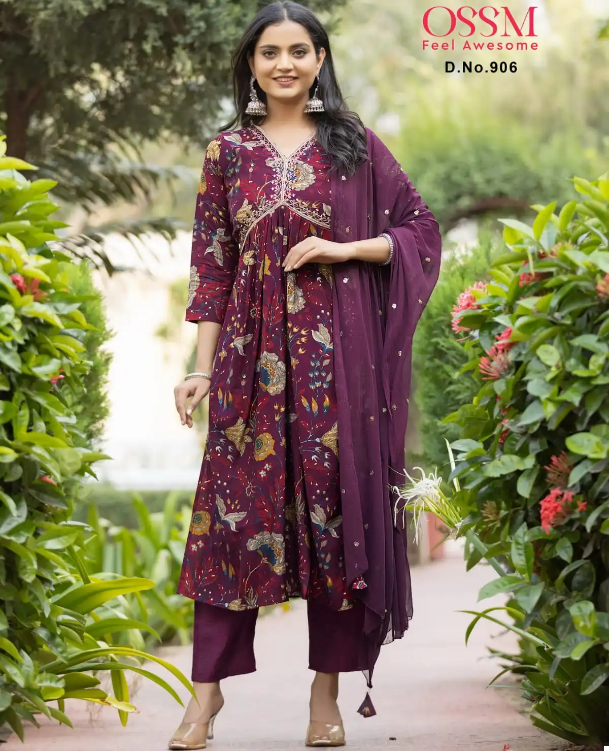 Ossm Resham Vol 09 Premium Chanderi Wholesale Readymade Salwar Suit Catalog — Wholesale Salwar Suits, MPA wholesale from Surat — view 1