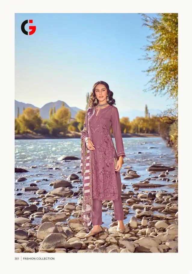 Deepsy Suits Gull Jee Rezam Viscose Pashmina Wholesale Heavy Embroidery Designer Winter Wear Salwar Suit Catalog — Wholesale Salwar Suits, MPA wholesale from Surat — view 2