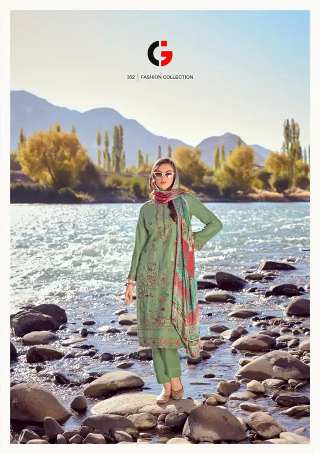 Deepsy Suits Gull Jee Rezam Viscose Pashmina Wholesale Heavy Embroidery Designer Winter Wear Salwar Suit Catalog — Wholesale Salwar Suits, MPA wholesale from Surat — view 3