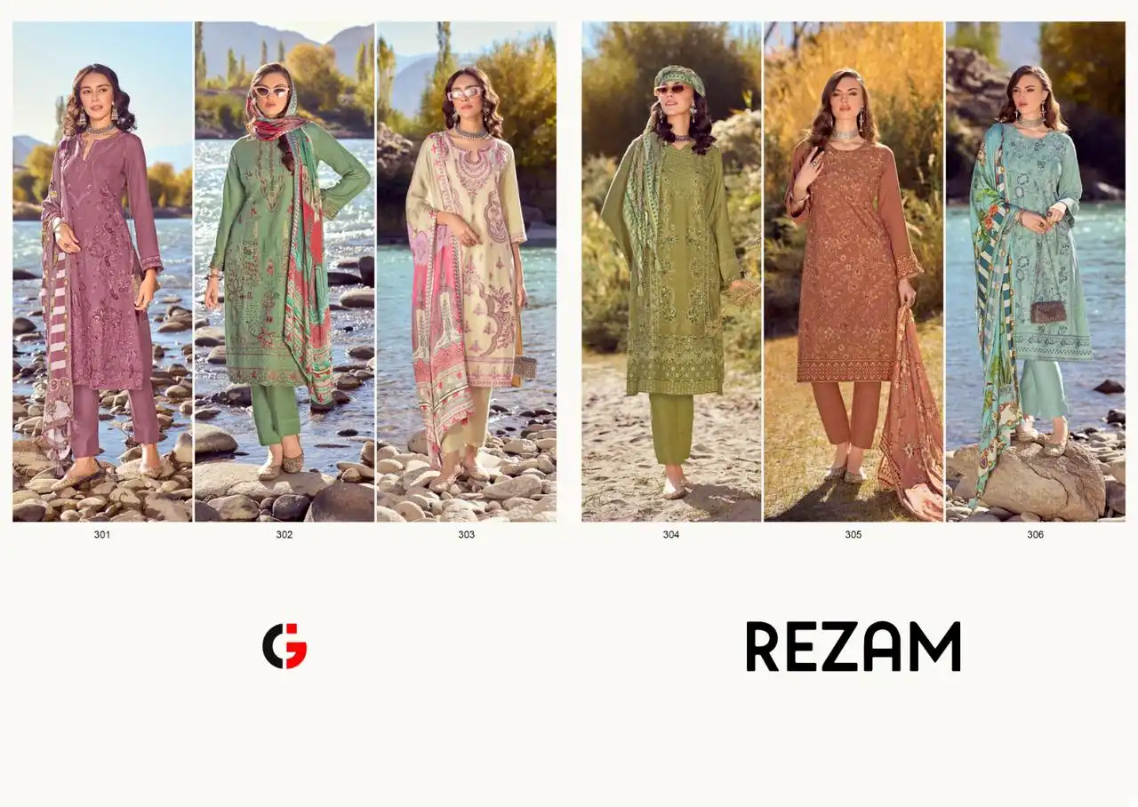 Deepsy Suits Gull Jee Rezam Viscose Pashmina Wholesale Heavy Embroidery Designer Winter Wear Salwar Suit Catalog — Wholesale Salwar Suits, MPA wholesale from Surat — view 7