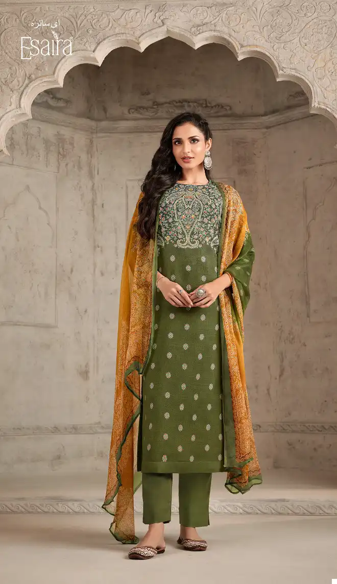 Esta Esaira Riyana Pashmina Wholesale Winter Wear Salwar Suit Catalog — Wholesale Salwar Suits, MPA wholesale from Surat - Gallery Image 9