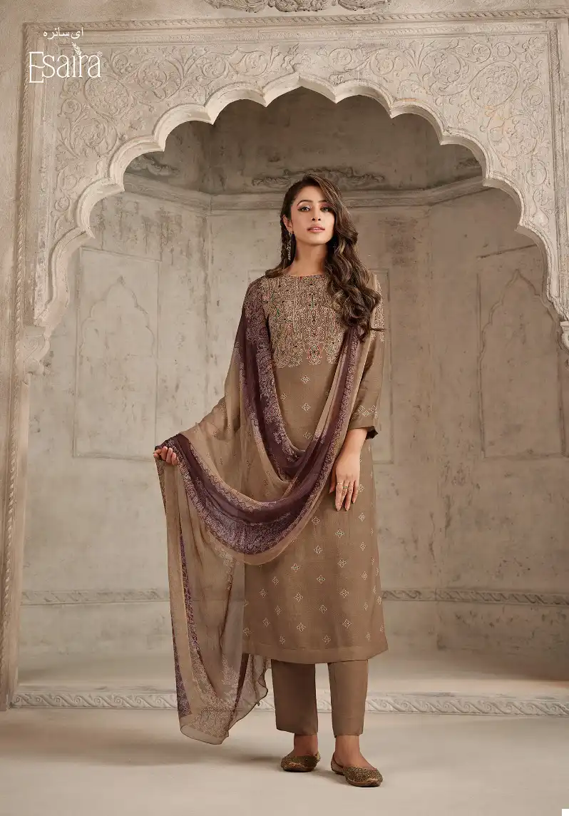 Esta Esaira Riyana Pashmina Wholesale Winter Wear Salwar Suit Catalog — Wholesale Salwar Suits, MPA wholesale from Surat - Gallery Image 2