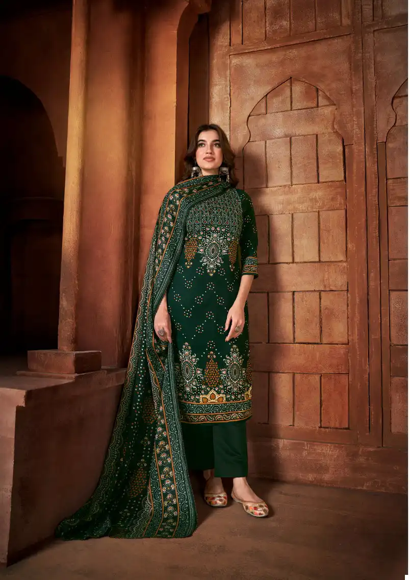 Zulfat Designer Riyana Pashmina Wholesale Fancy Winter Wear Salwar Suit Catalog — Wholesale Salwar Suits, MPA wholesale from Surat — view 2