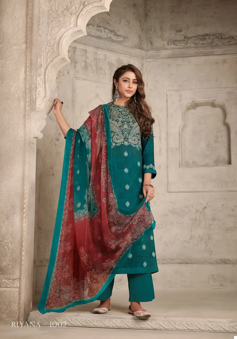 Esta Esaira Riyana Pashmina Wholesale Winter Wear Salwar Suit Catalog — Wholesale Salwar Suits, MPA wholesale from Surat - Gallery Image 3