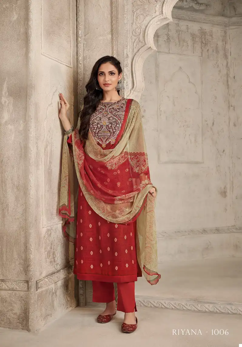 Esta Esaira Riyana Pashmina Wholesale Winter Wear Salwar Suit Catalog — Wholesale Salwar Suits, MPA wholesale from Surat - Gallery Image 5