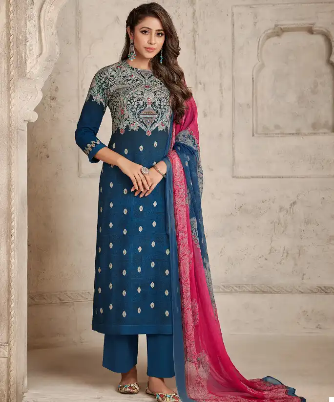 Esta Esaira Riyana Pashmina Wholesale Winter Wear Salwar Suit Catalog — Wholesale Salwar Suits, MPA wholesale from Surat - Gallery Image 6