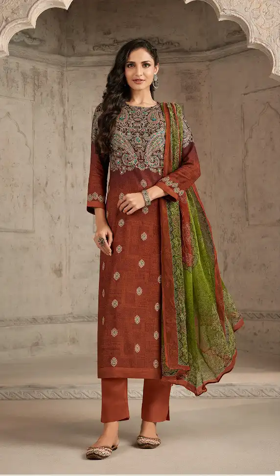 Esta Esaira Riyana Pashmina Wholesale Winter Wear Salwar Suit Catalog — Wholesale Salwar Suits, MPA wholesale from Surat - Gallery Image 8