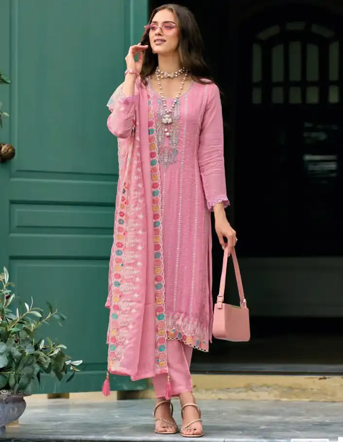 Zaveri Ruaab Soft Organza Wholesale Designer Readymade Salwar Suit Catalog — Wholesale Salwar Suits, MPA wholesale from Surat — view 1