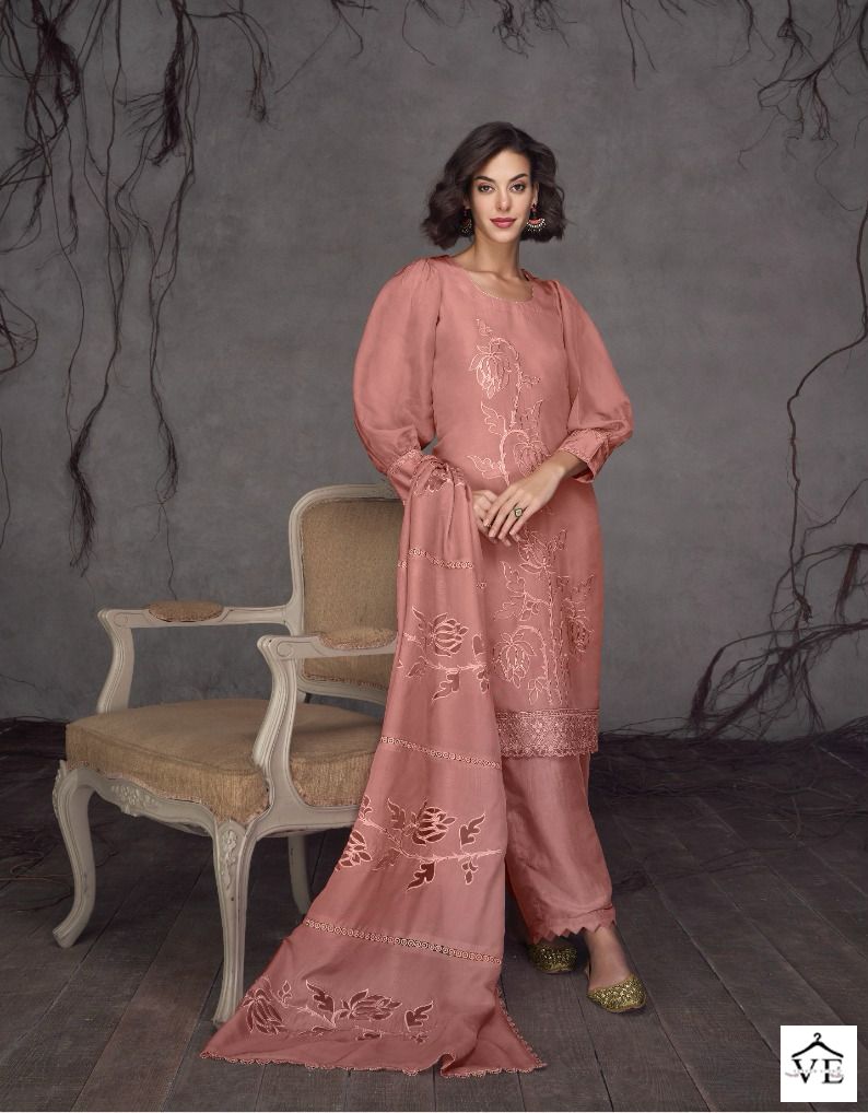 Sayuri Designer Rubaab Silk Wholesale Designer Readymade Salwar Suit Catalog - 4 Pcs Set — Wholesale Salwar Suits, Sayuri Designer wholesale from Surat — view 3