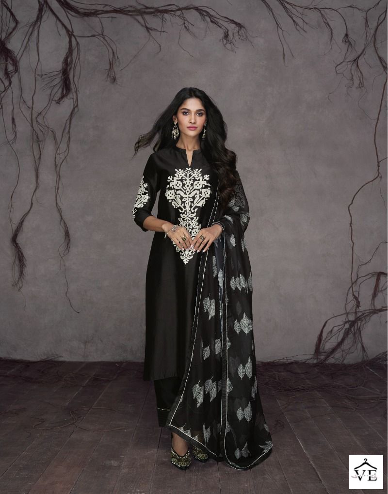 Sayuri Designer Rubaab Silk Wholesale Designer Readymade Salwar Suit Catalog - 4 Pcs Set — Wholesale Salwar Suits, Sayuri Designer wholesale from Surat — view 4