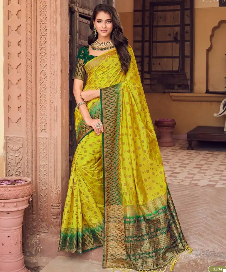 Pankh Ruchi Silk Vol-3 Raw Silk Wholesale Saree Catalog