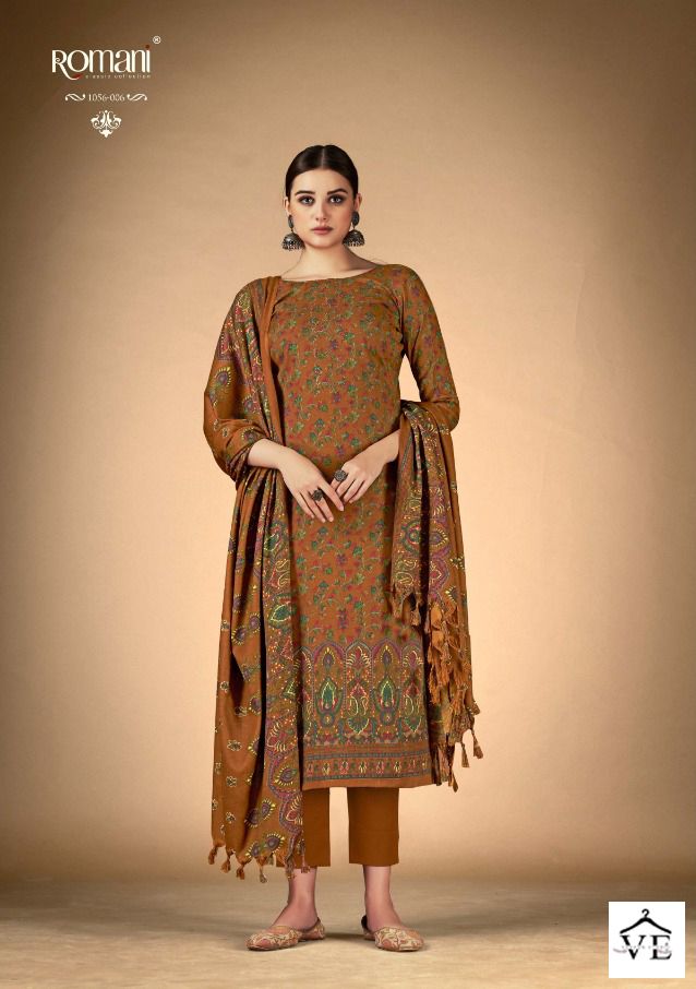 Romani Ruksana Pashmina Wholesale Winter Wear Salwar Suit Catalog — Wholesale Salwar Suits, MPA wholesale from Surat - Gallery Image 10