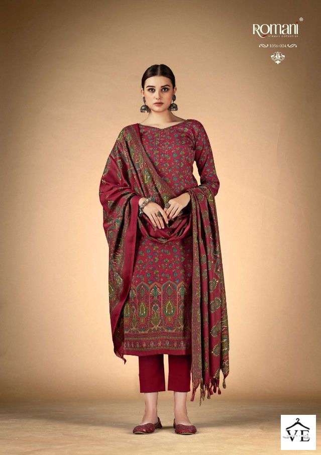 Romani Ruksana Pashmina Wholesale Winter Wear Salwar Suit Catalog — Wholesale Salwar Suits, MPA wholesale from Surat - Gallery Image 2