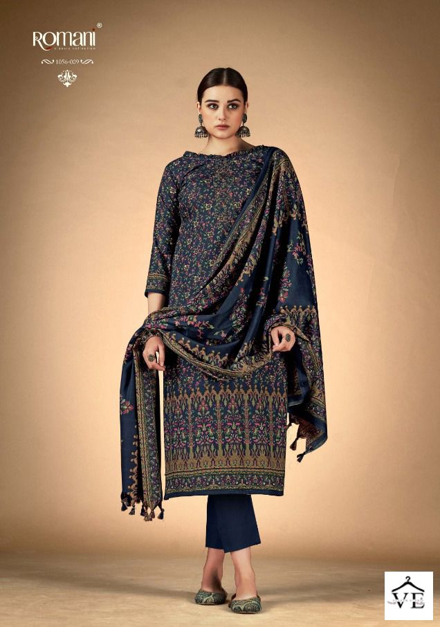 Romani Ruksana Pashmina Wholesale Winter Wear Salwar Suit Catalog — Wholesale Salwar Suits, MPA wholesale from Surat - Gallery Image 3