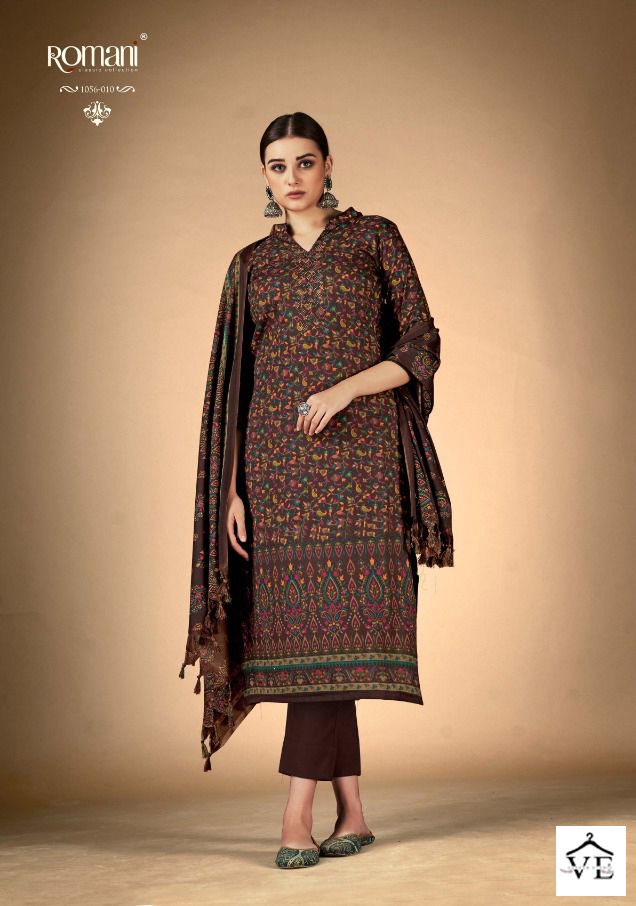 Romani Ruksana Pashmina Wholesale Winter Wear Salwar Suit Catalog — Wholesale Salwar Suits, MPA wholesale from Surat - Gallery Image 4