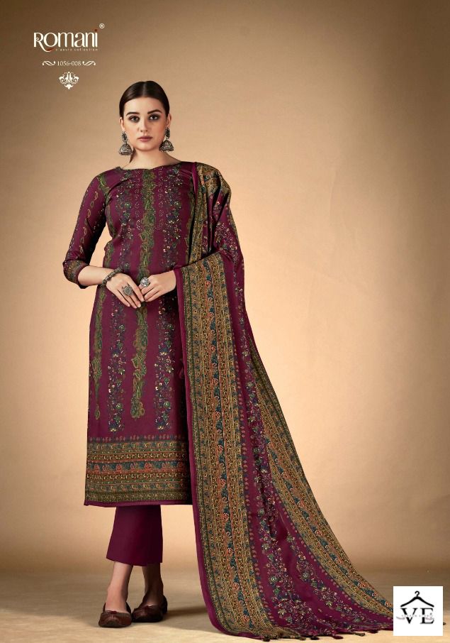 Romani Ruksana Pashmina Wholesale Winter Wear Salwar Suit Catalog — Wholesale Salwar Suits, MPA wholesale from Surat - Gallery Image 5