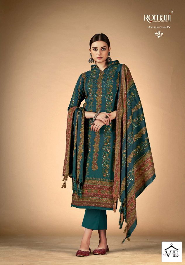 Romani Ruksana Pashmina Wholesale Winter Wear Salwar Suit Catalog — Wholesale Salwar Suits, MPA wholesale from Surat - Gallery Image 6