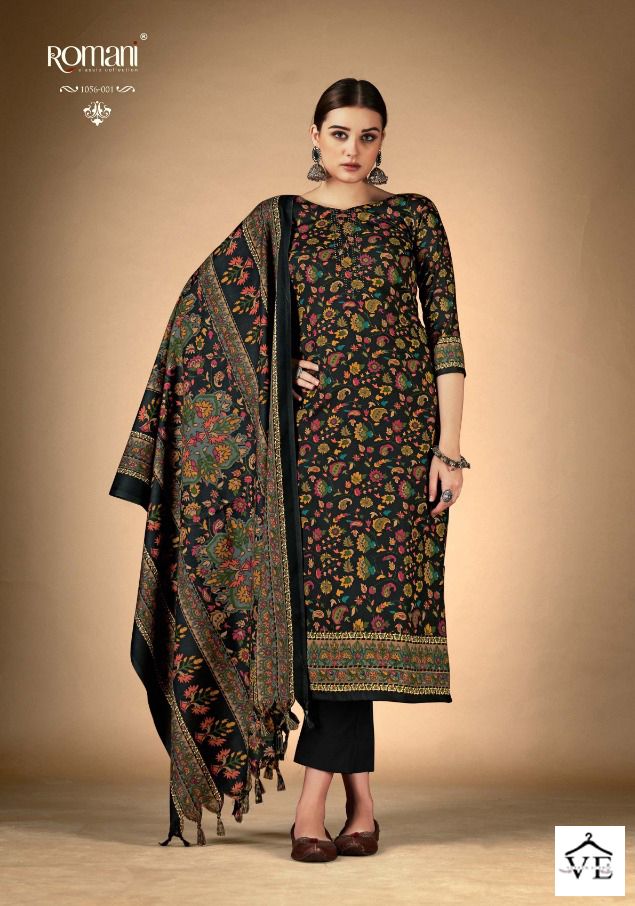 Romani Ruksana Pashmina Wholesale Winter Wear Salwar Suit Catalog — Wholesale Salwar Suits, MPA wholesale from Surat - Gallery Image 8