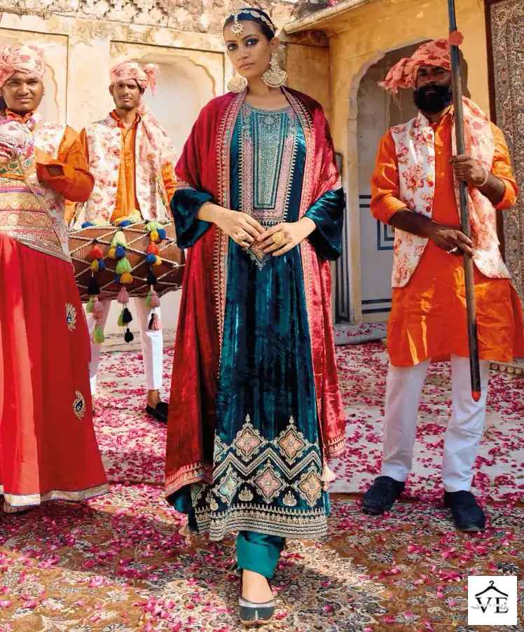 Cinderella Rumaisa Pure Munich Viscose Velvet Wholesale Designer Winter Wear Salwar Suit Catalog — Wholesale Salwar Suits, MPA wholesale from Surat — view 1