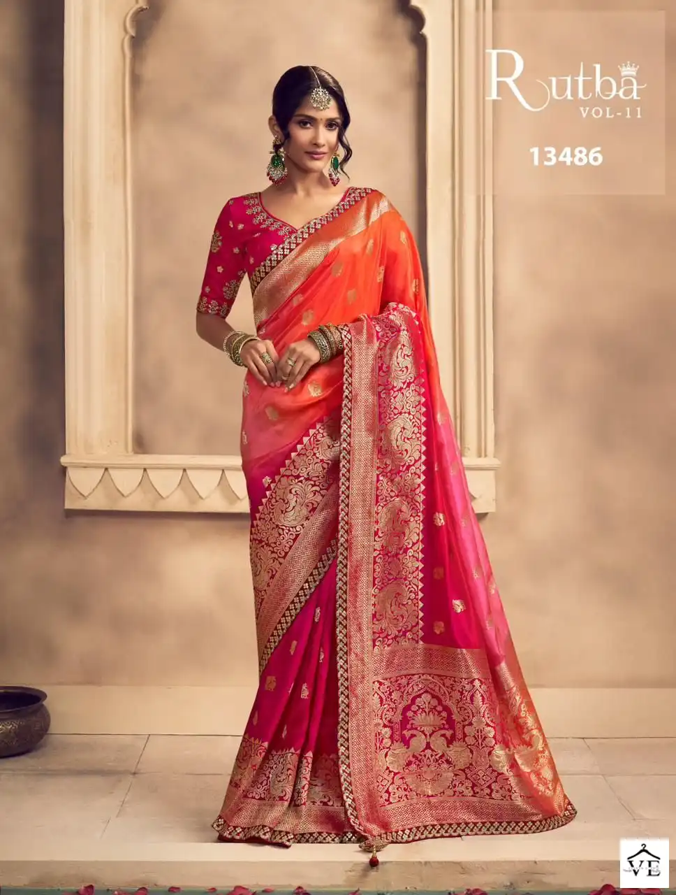 Royal Rutba Vol 11 Fancy Wholesale Designer Sarees — Wholesale Sarees, MPA wholesale from Surat — view 2