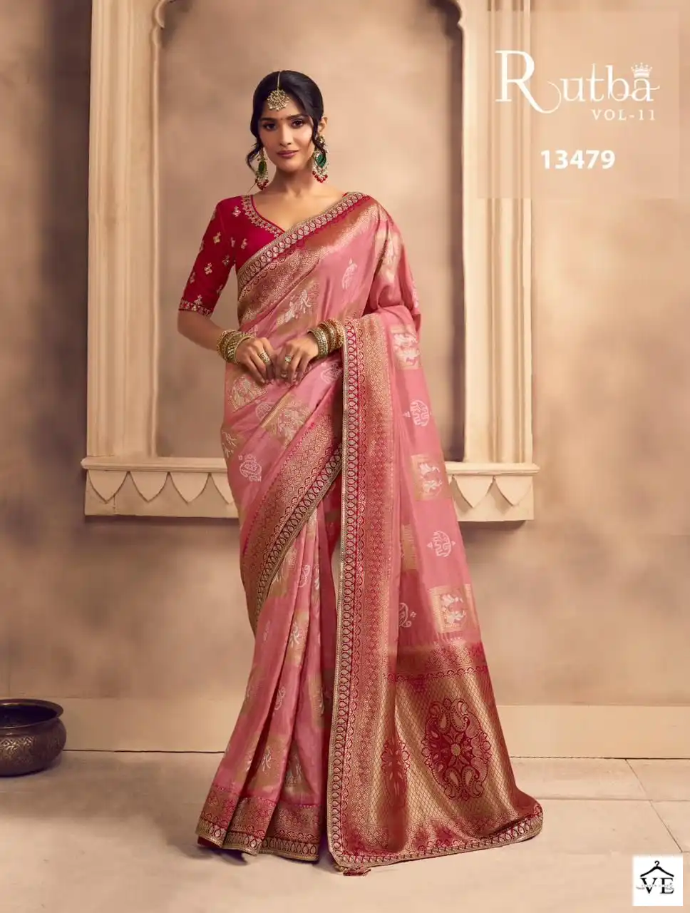 Royal Rutba Vol 11 Fancy Wholesale Designer Sarees — Wholesale Sarees, MPA wholesale from Surat — view 10
