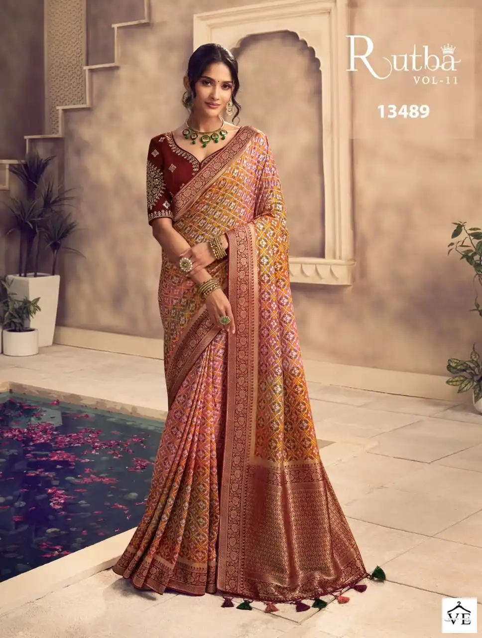 Royal Rutba Vol 11 Fancy Wholesale Designer Sarees — Wholesale Sarees, MPA wholesale from Surat — view 11