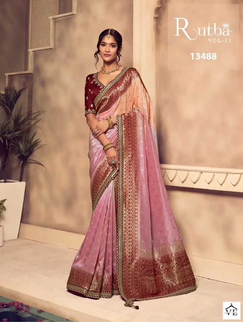 Royal Rutba Vol 11 Fancy Wholesale Designer Sarees — Wholesale Sarees, MPA wholesale from Surat — view 4