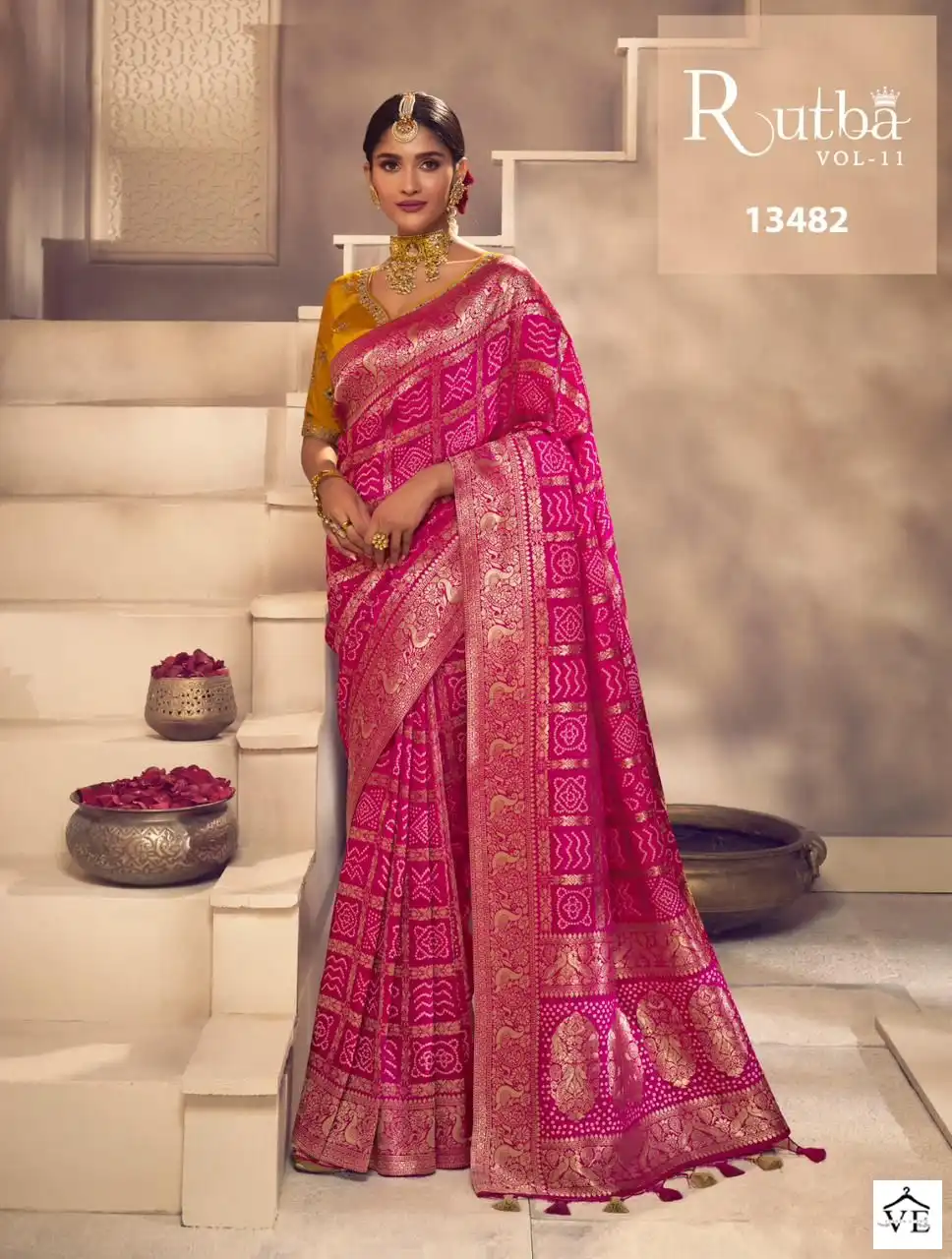 Royal Rutba Vol 11 Fancy Wholesale Designer Sarees — Wholesale Sarees, MPA wholesale from Surat — view 6