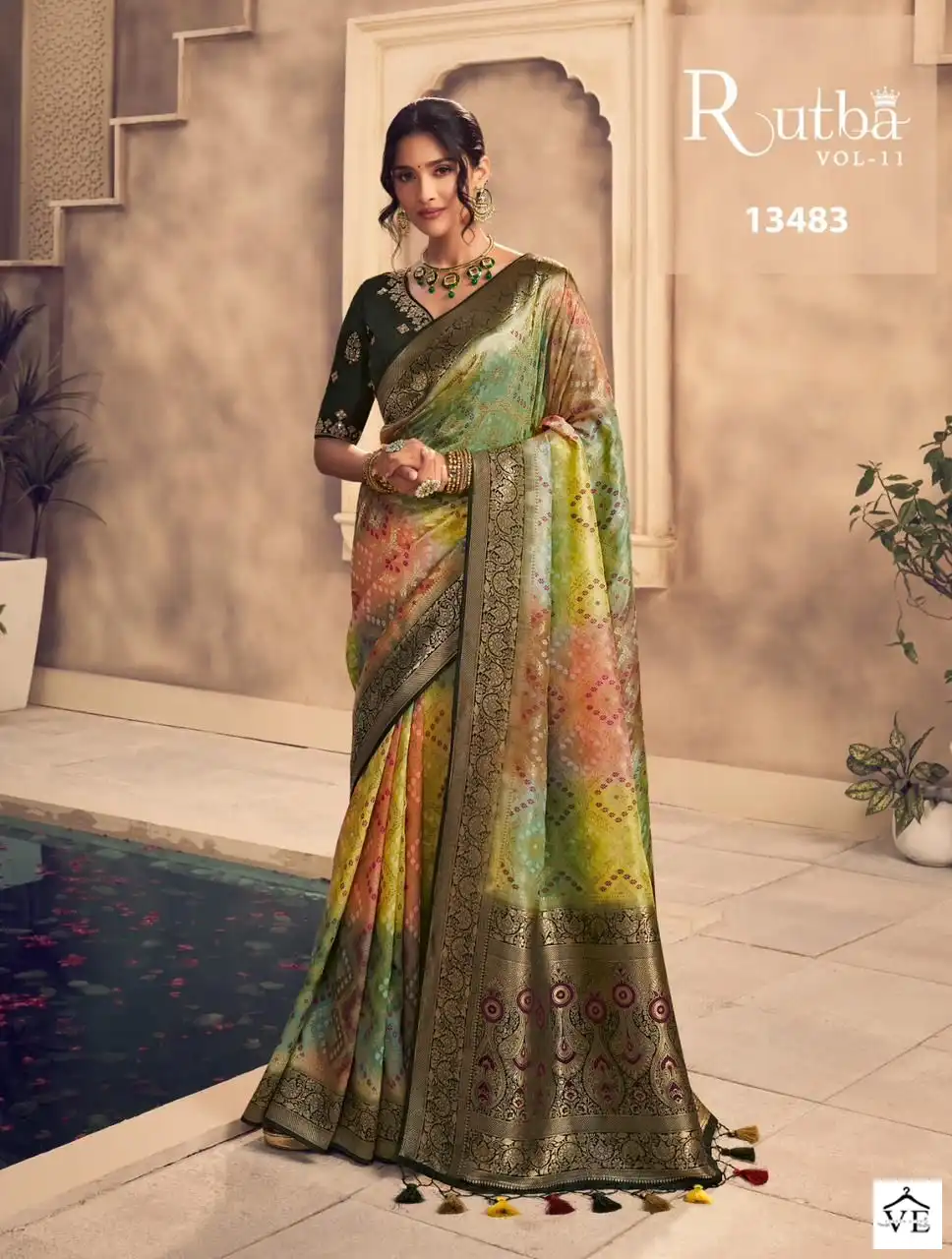 Royal Rutba Vol 11 Fancy Wholesale Designer Sarees — Wholesale Sarees, MPA wholesale from Surat — view 9