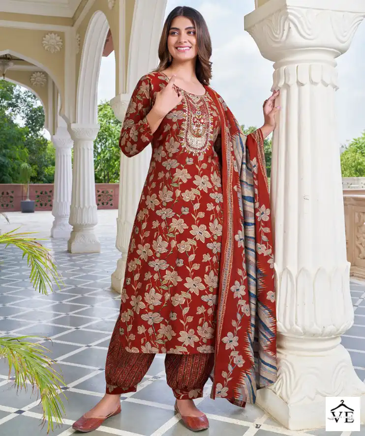 Romaa Rangrez Vol 2 Pure Viscose Wholesale Designer Readymade Salwar Suit Catalog — Wholesale Salwar Suits, MPA wholesale from Surat — view 1