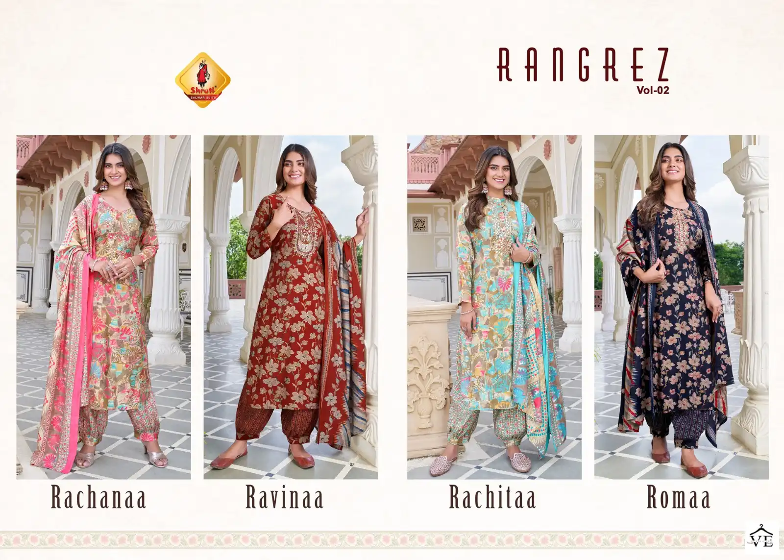 Romaa Rangrez Vol 2 Pure Viscose Wholesale Designer Readymade Salwar Suit Catalog — Wholesale Salwar Suits, MPA wholesale from Surat — view 5