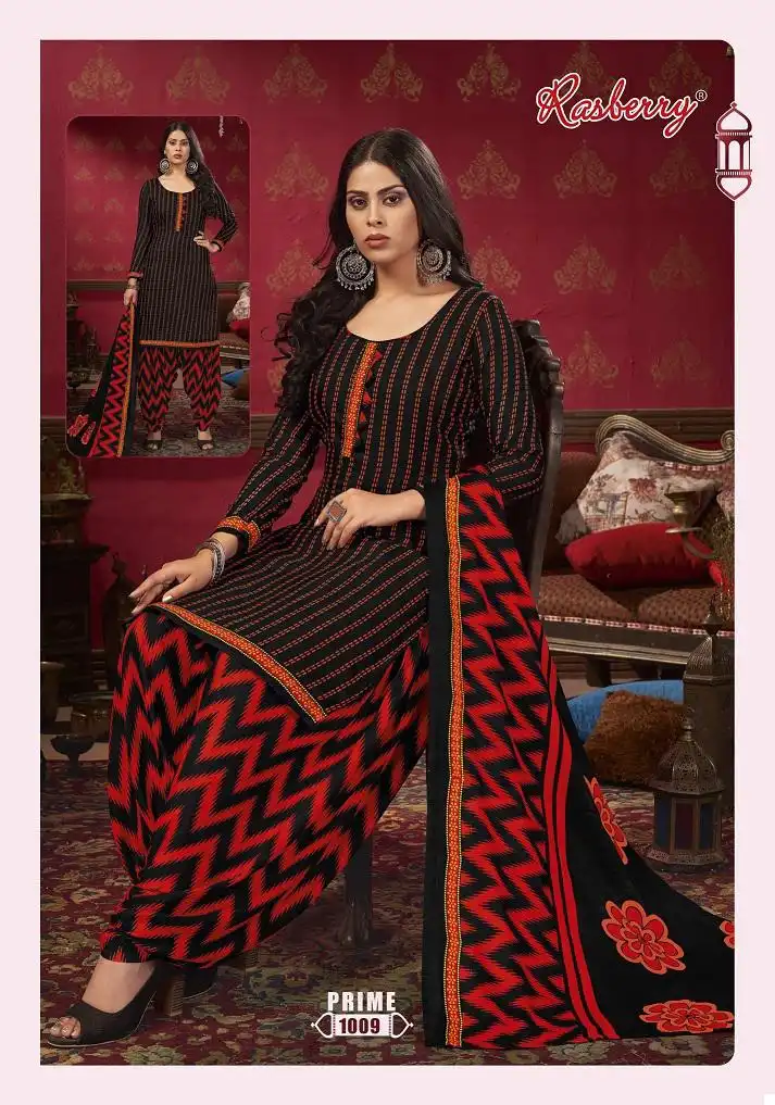 Vardan Ethnic Rasberry Prime Vol 1 Heavy Indo Cotton Wholesale Readymade Salwar Suit Catalog — Wholesale Salwar Suits, MPA wholesale from Surat - Gallery Image 2