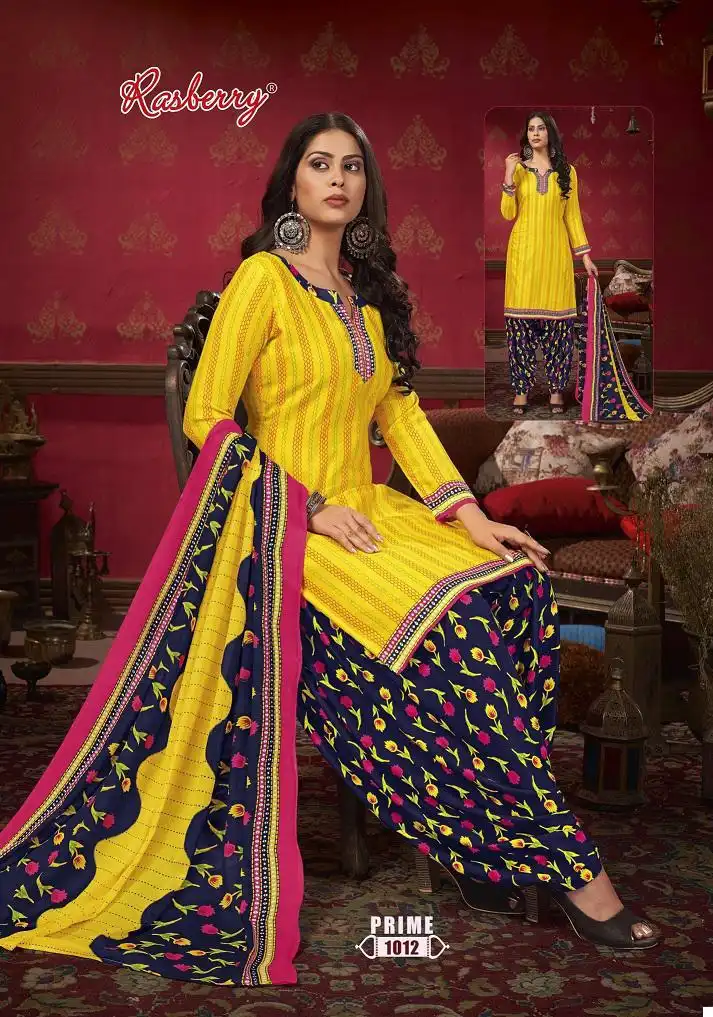 Vardan Ethnic Rasberry Prime Vol 1 Heavy Indo Cotton Wholesale Readymade Salwar Suit Catalog — Wholesale Salwar Suits, MPA wholesale from Surat - Gallery Image 12
