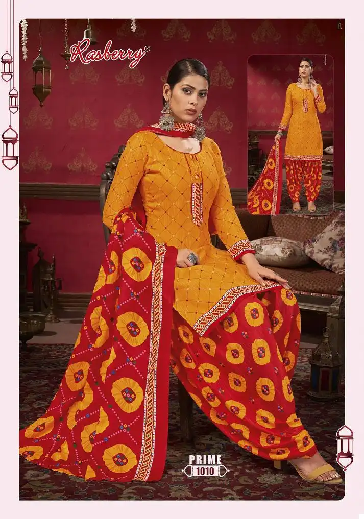 Vardan Ethnic Rasberry Prime Vol 1 Heavy Indo Cotton Wholesale Readymade Salwar Suit Catalog — Wholesale Salwar Suits, MPA wholesale from Surat - Gallery Image 9