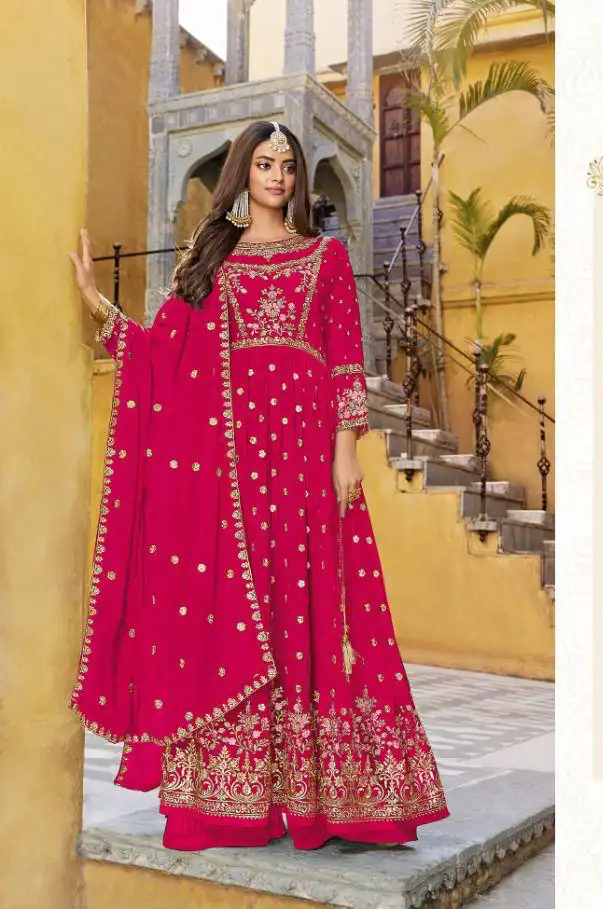 Your Choice Raziya Blooming Georgette Wholesale Nyra Cut Suits Catalog — Wholesale Salwar Suits, MPA wholesale from Surat — Photo 3