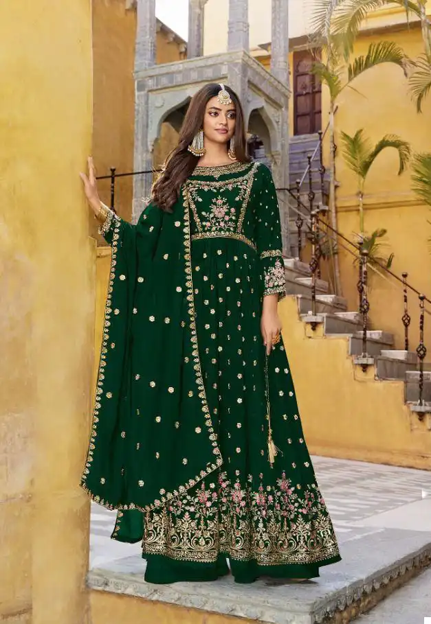 Your Choice Raziya Blooming Georgette Wholesale Nyra Cut Suits Catalog — Wholesale Salwar Suits, MPA wholesale from Surat — Photo 4