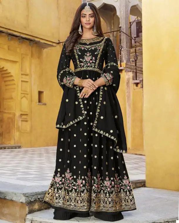 Your Choice Raziya Blooming Georgette Wholesale Nyra Cut Suits Catalog — Wholesale Salwar Suits, MPA wholesale from Surat — view 1