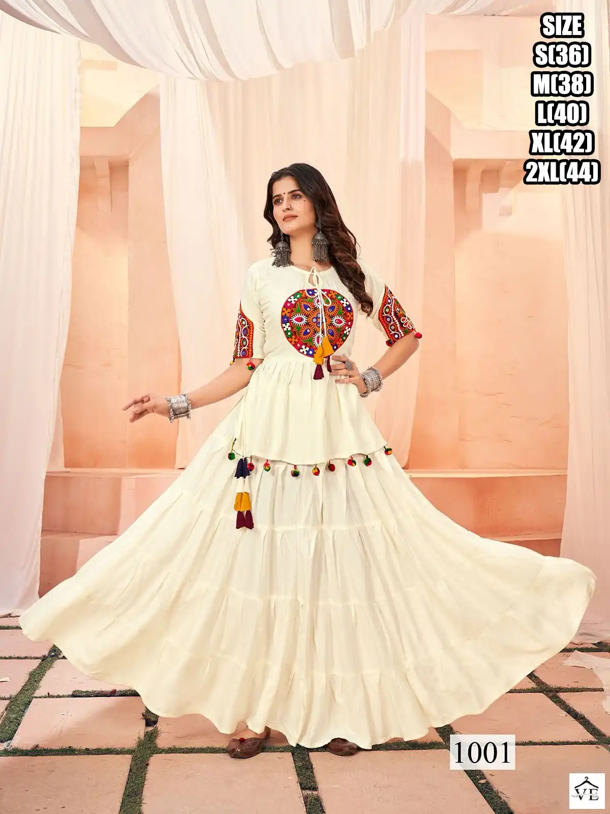 Vardan Ethnic Eady To Wear 2 Piece Heavy Rayon Wholesale Designer Skirt And Top — Wholesale Kurtis, MPA wholesale from Surat — view 7