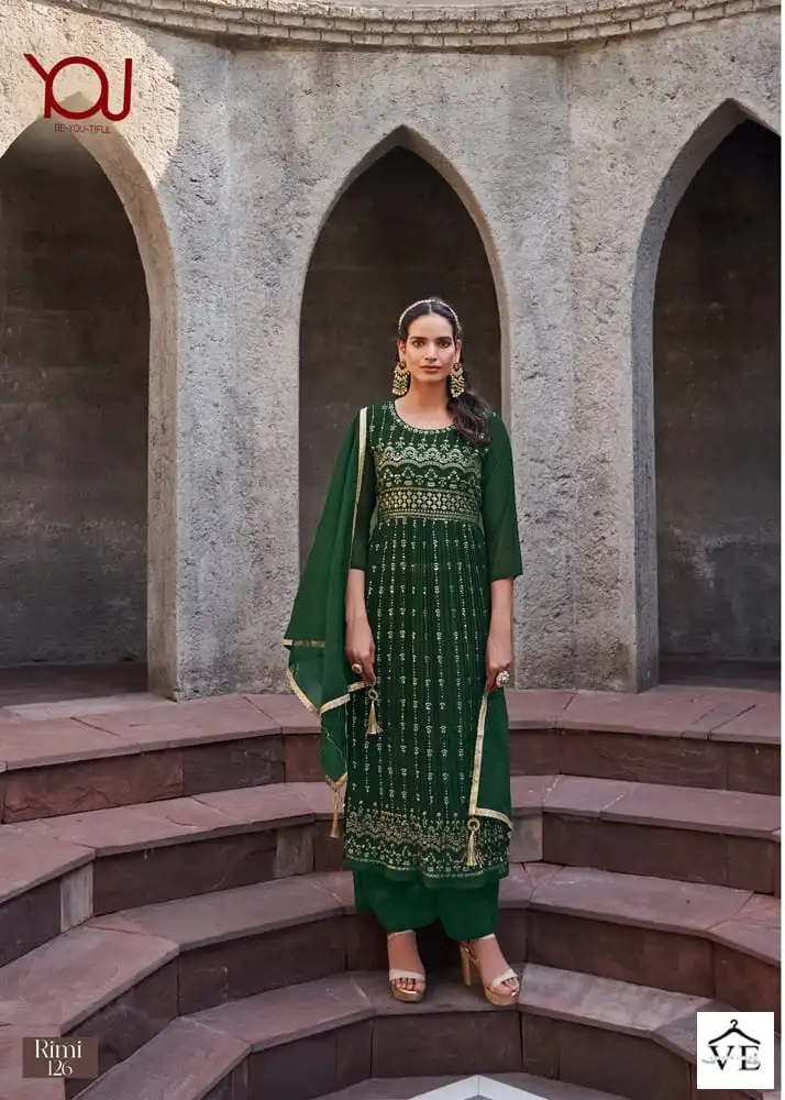 Wanna Rimi Vol 2 Faux Georgette Wholesale Readymade Salwar Suit Catalog — Wholesale Salwar Suits, MPA wholesale from Surat - Gallery Image 3