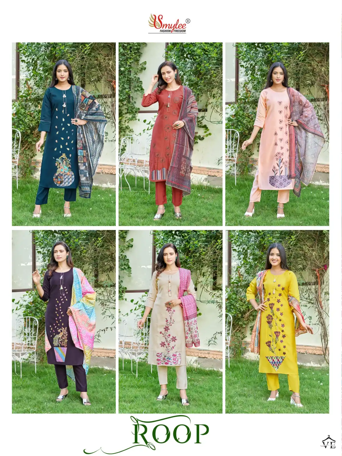 Rung Roop Heavy Roman Silk Wholesale Designer Readymade Salwar Suit Catalog — Wholesale Salwar Suits, MPA wholesale from Surat — view 7