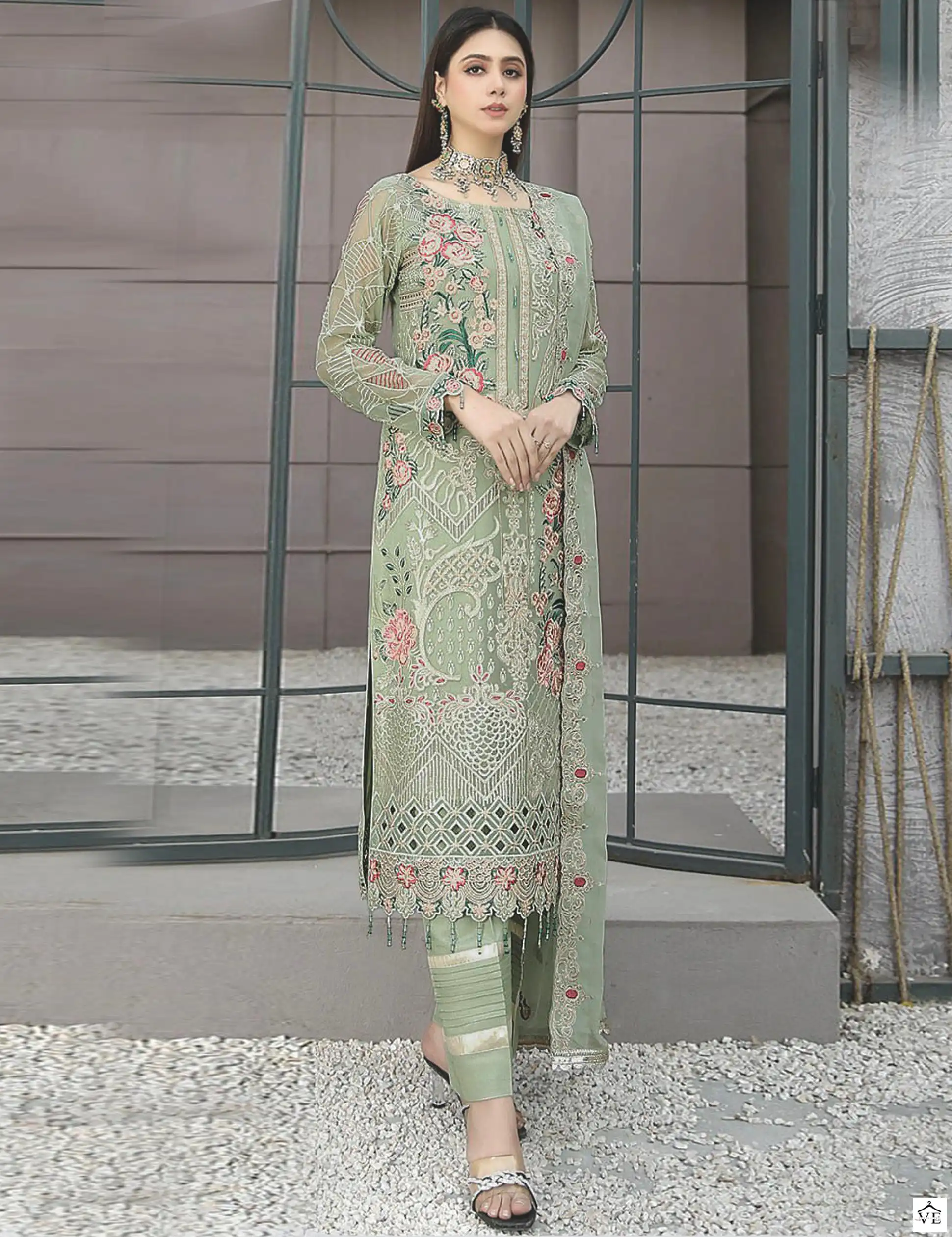 Shanaya S 148 Faux Georgette Wholesale Designer Pakistani Salwar Suit — Wholesale Salwar Suits, MPA wholesale from Surat — view 1