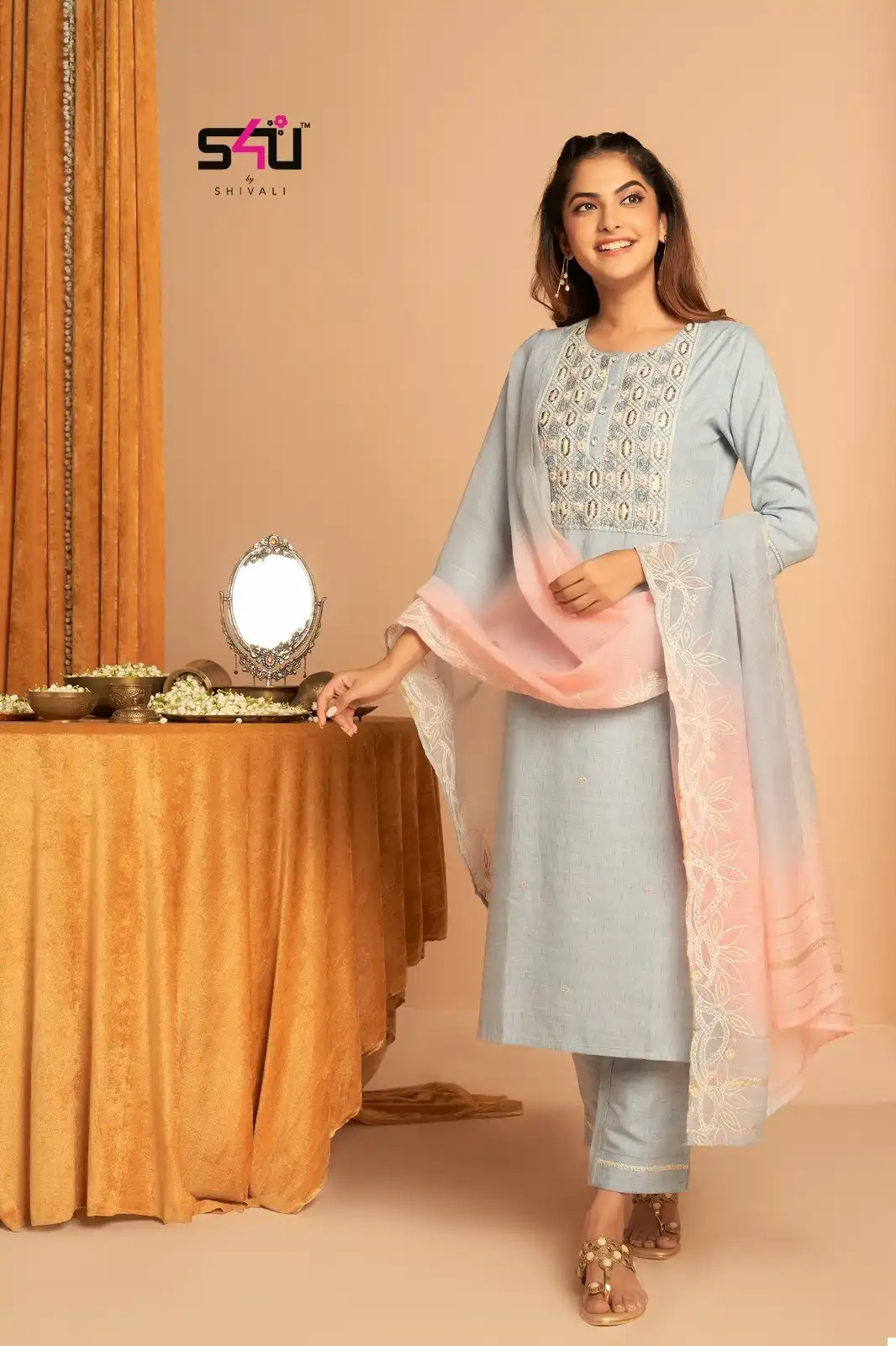 S4U Fashion Silk Wholesale Readymade Wedding Suit Catalog — Wholesale Salwar Suits, MPA wholesale from Surat - Gallery Image 4