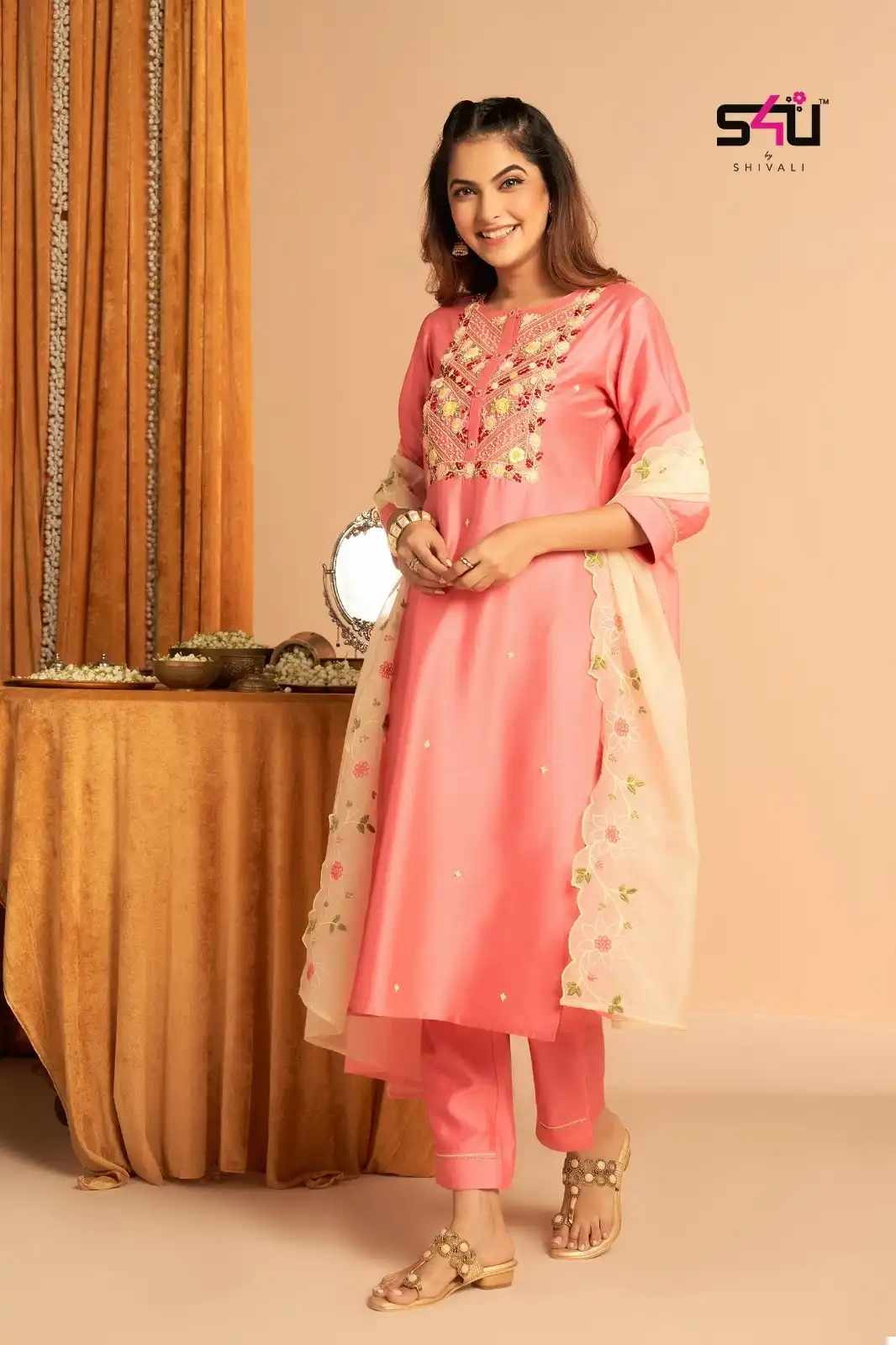 S4U Fashion Silk Wholesale Readymade Wedding Suit Catalog — Wholesale Salwar Suits, MPA wholesale from Surat - Gallery Image 5