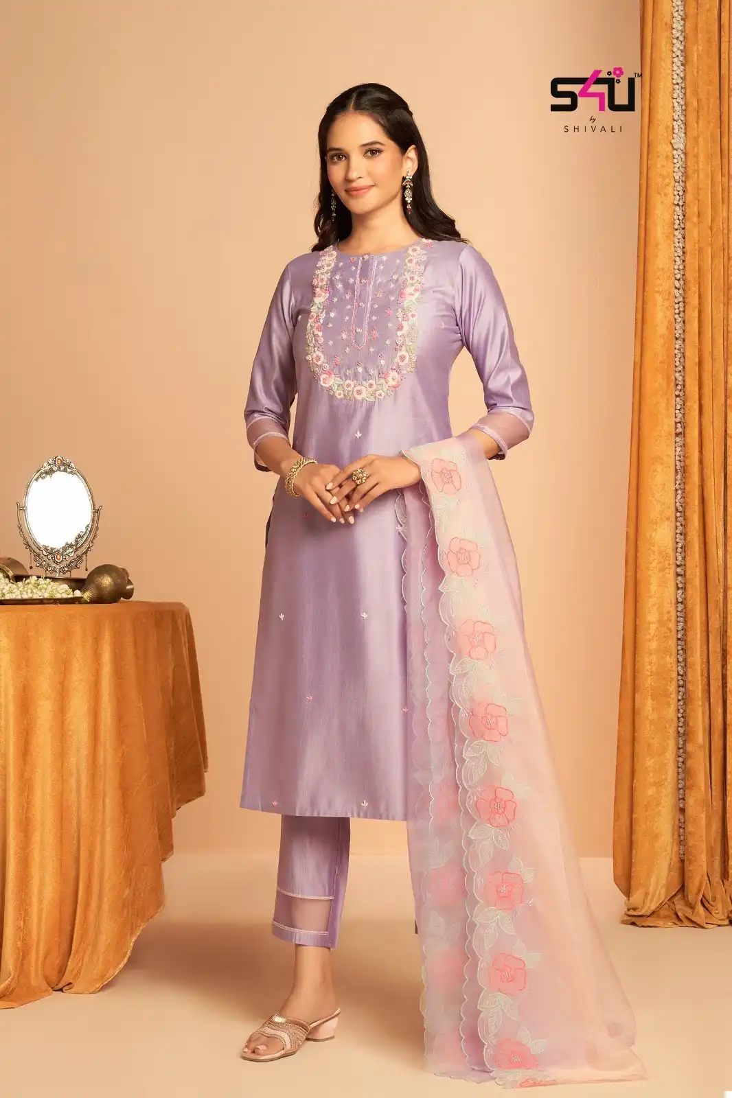 S4U Fashion Silk Wholesale Readymade Wedding Suit Catalog — Wholesale Salwar Suits, MPA wholesale from Surat - Gallery Image 2