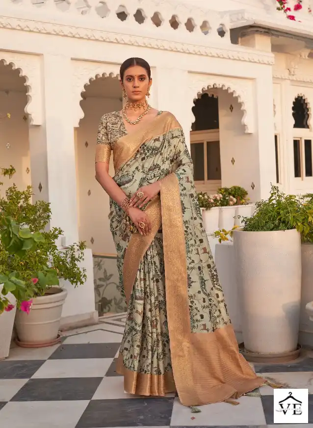 Pankh Saanj Khadi Silk Wholesale Fancy Sarees Catalog — Wholesale Sarees, MPA wholesale from Surat - Gallery Image 5