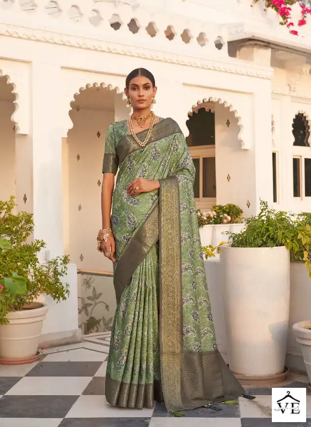 Pankh Saanj Khadi Silk Wholesale Fancy Sarees Catalog — Wholesale Sarees, MPA wholesale from Surat - Gallery Image 6